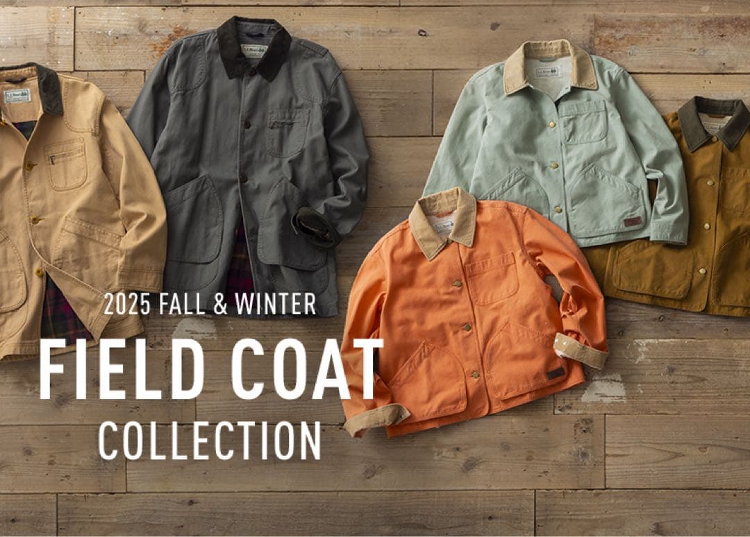 美品 L.L.BEAN エルエルビーン メンズ フィールドコート M オリーブ