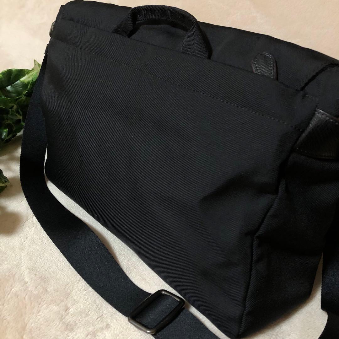 Marine　極美品　コーチメッセンジャーバッグサリバン　ブラック　肩がけ