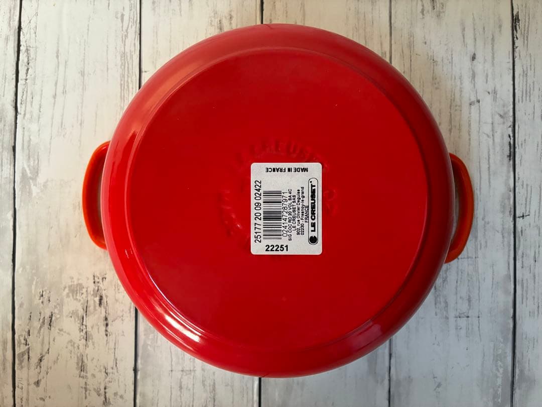 ★新品未使用★ LE CREUSET ココット・ロンド20cm