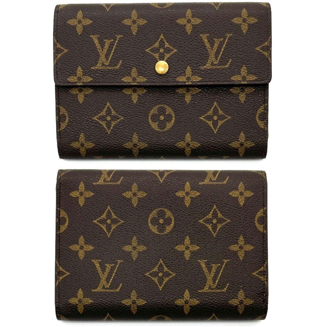 【極美品】ルイヴィトン モノグラム エテュイパピエ 三つ折り財布