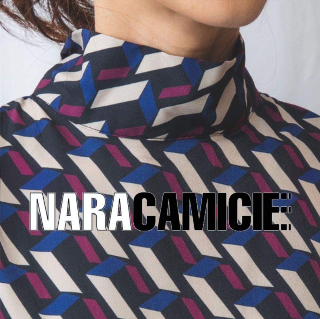 【新品タグ付25300円】ナラカミーチェ♦完売✨幾何柄2WAYワンピース
