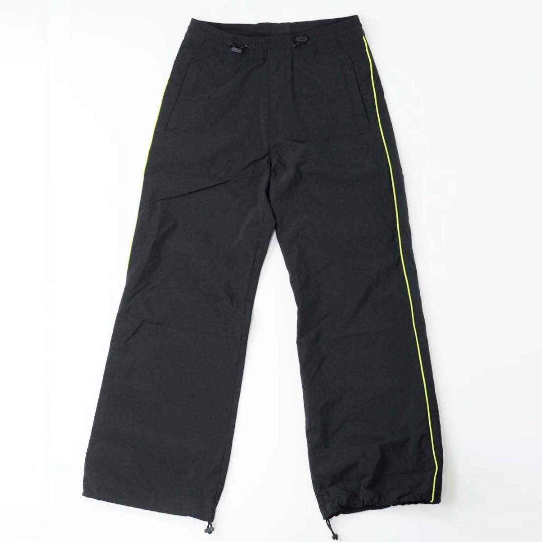 新品 DIESEL P-GOLD-TECH ナイロン パンツ ブラック 44