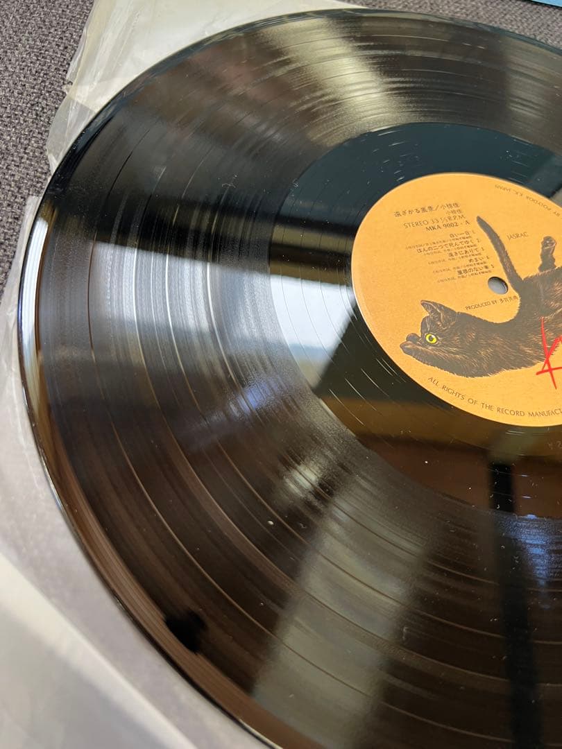 廃盤/サイン入　小椋佳 遠ざかる風景 76年 初ライブ盤 LP邦楽レコード