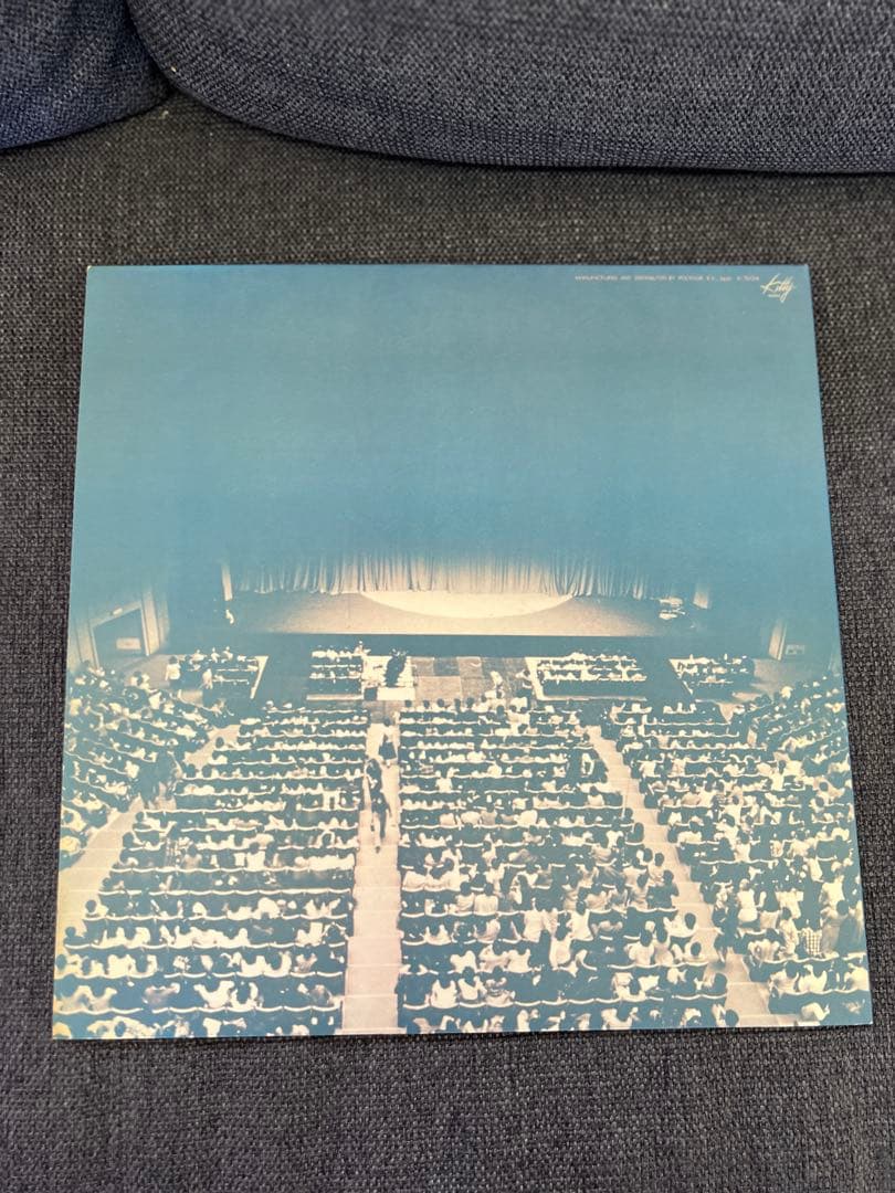 廃盤/サイン入　小椋佳 遠ざかる風景 76年 初ライブ盤 LP邦楽レコード