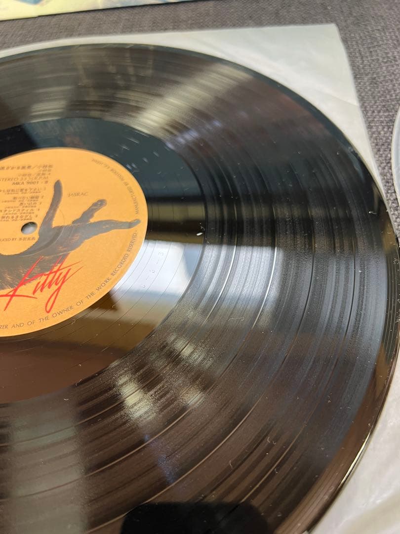 廃盤/サイン入　小椋佳 遠ざかる風景 76年 初ライブ盤 LP邦楽レコード