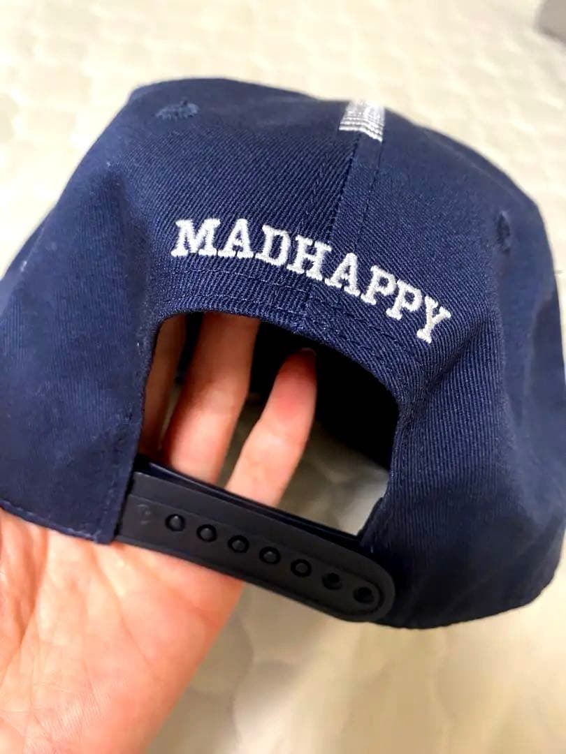 47 ネイビーキャップ MADHAPPY