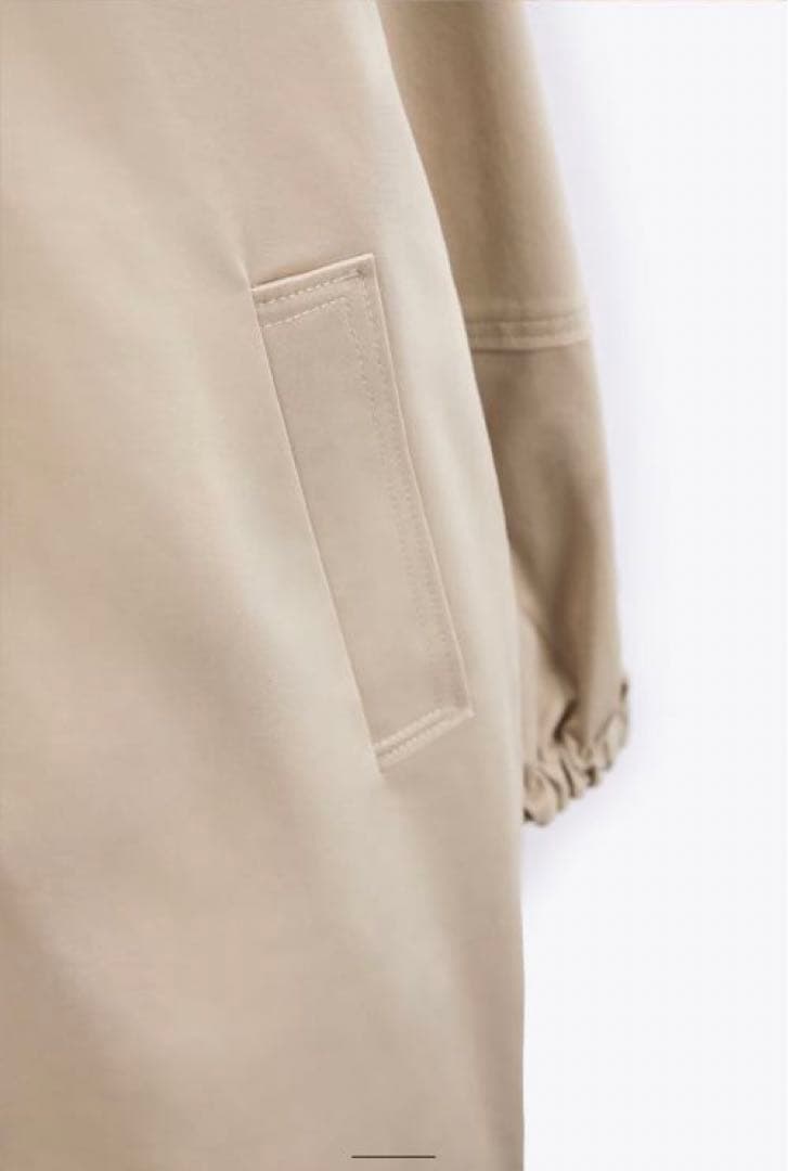 ZARA フード付き オーバーサイズ トレンチコート バルーンスリーブ 新品
