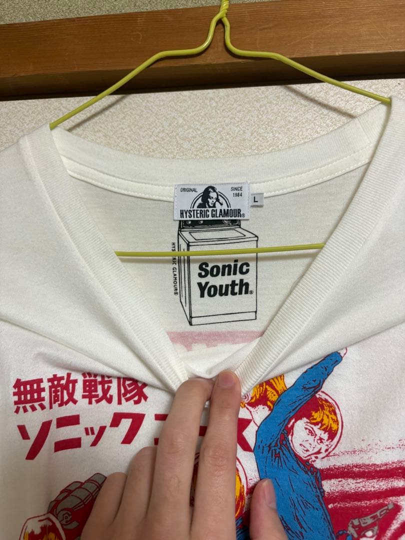 ヒステリックグラマー ソニックユース 復刻TシャツL