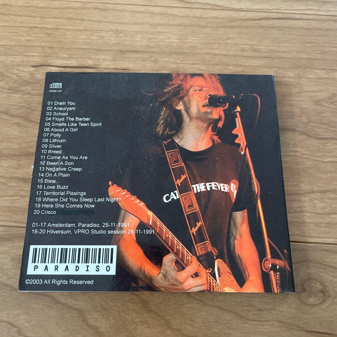 Nirvana ニルヴァーナ　Paradiso CD 1991