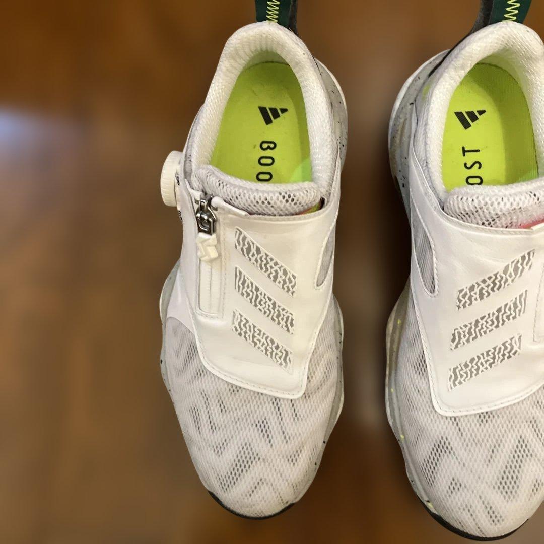 お値下げ中　美品　adidas BOOST ゴルフシューズ 女性用 ホワイト