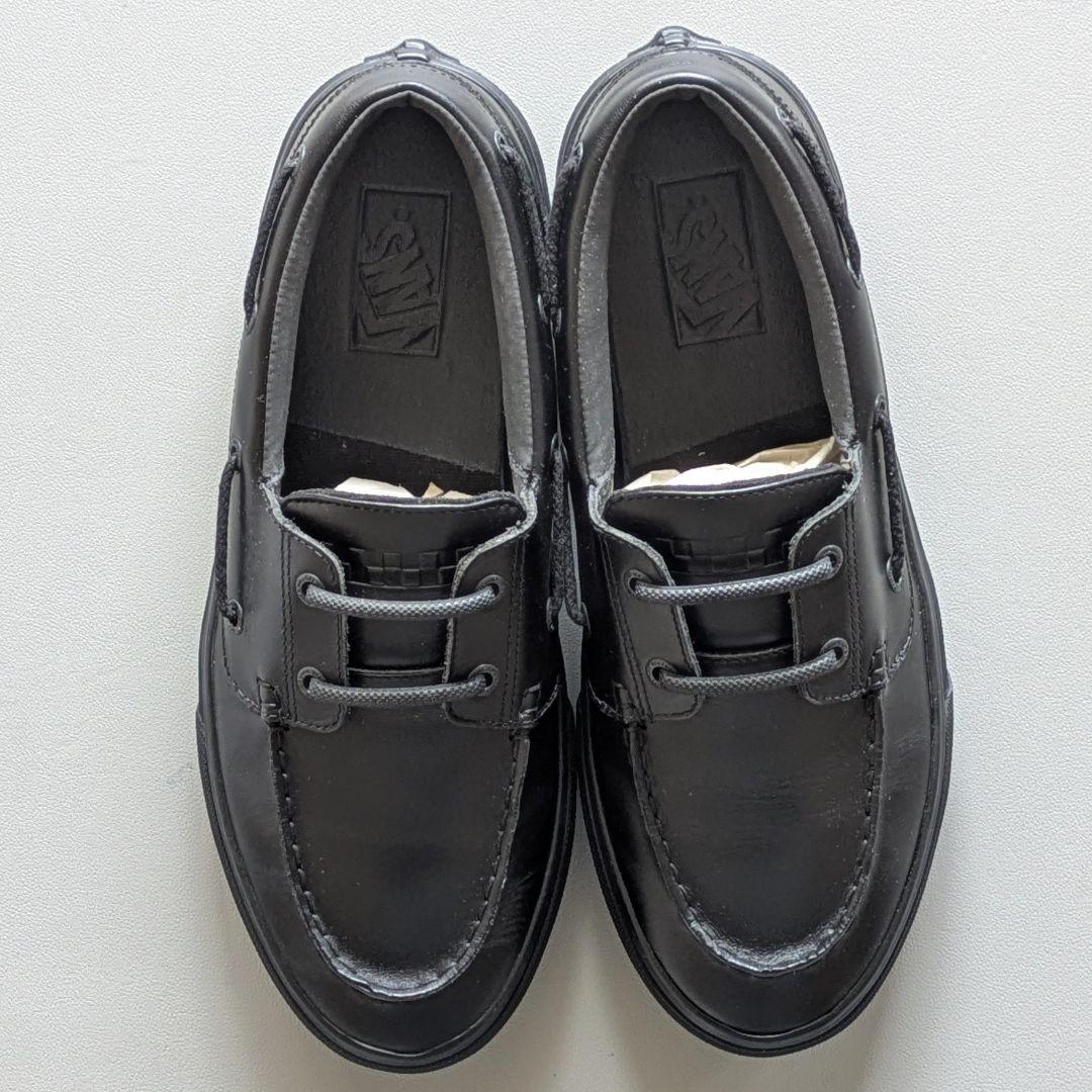 靴 VANS 2 EYELET V176CF BLACK 9H 27.5cm