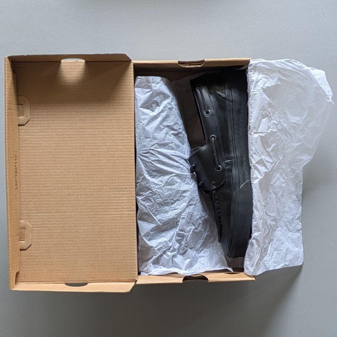 靴 VANS 2 EYELET V176CF BLACK 9H 27.5cm