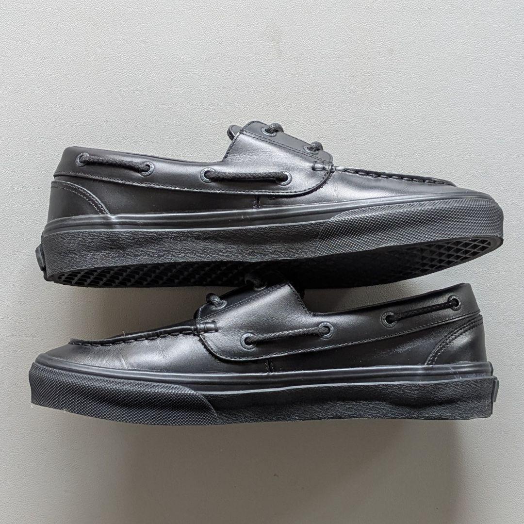 靴 VANS 2 EYELET V176CF BLACK 9H 27.5cm