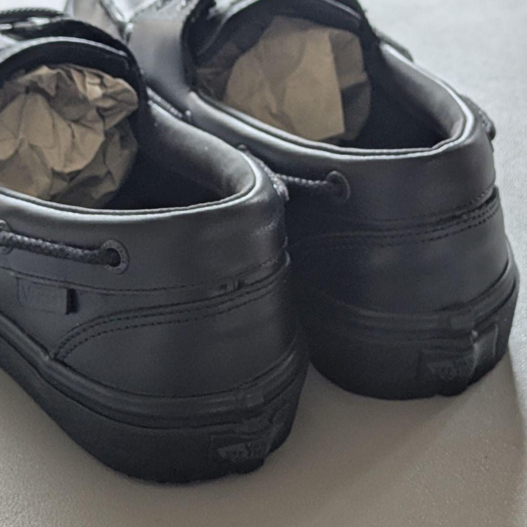 靴 VANS 2 EYELET V176CF BLACK 9H 27.5cm