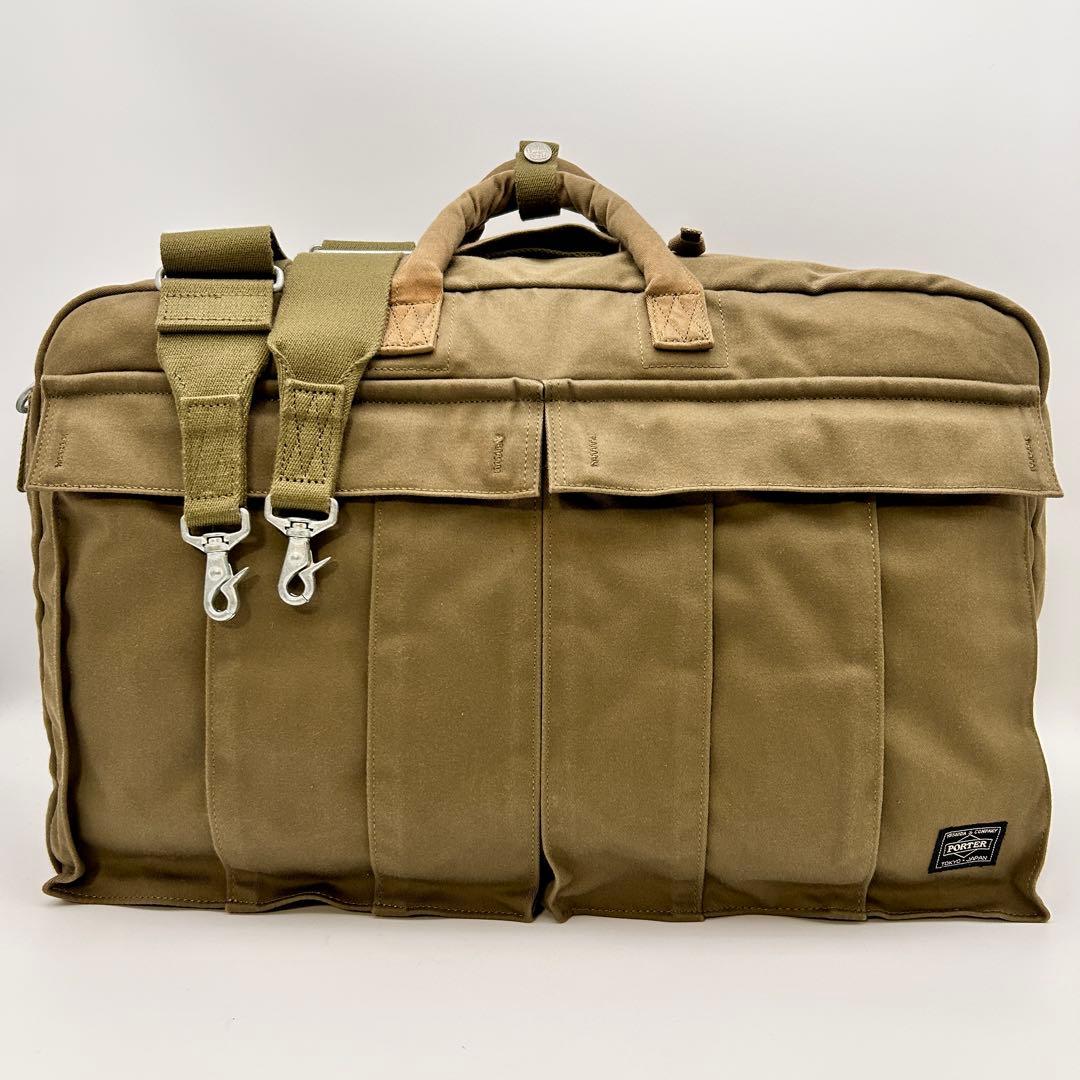 ✨極美品✨ PORTER ポーター 2WAY ボストンバッグ カーキ 廃盤希少