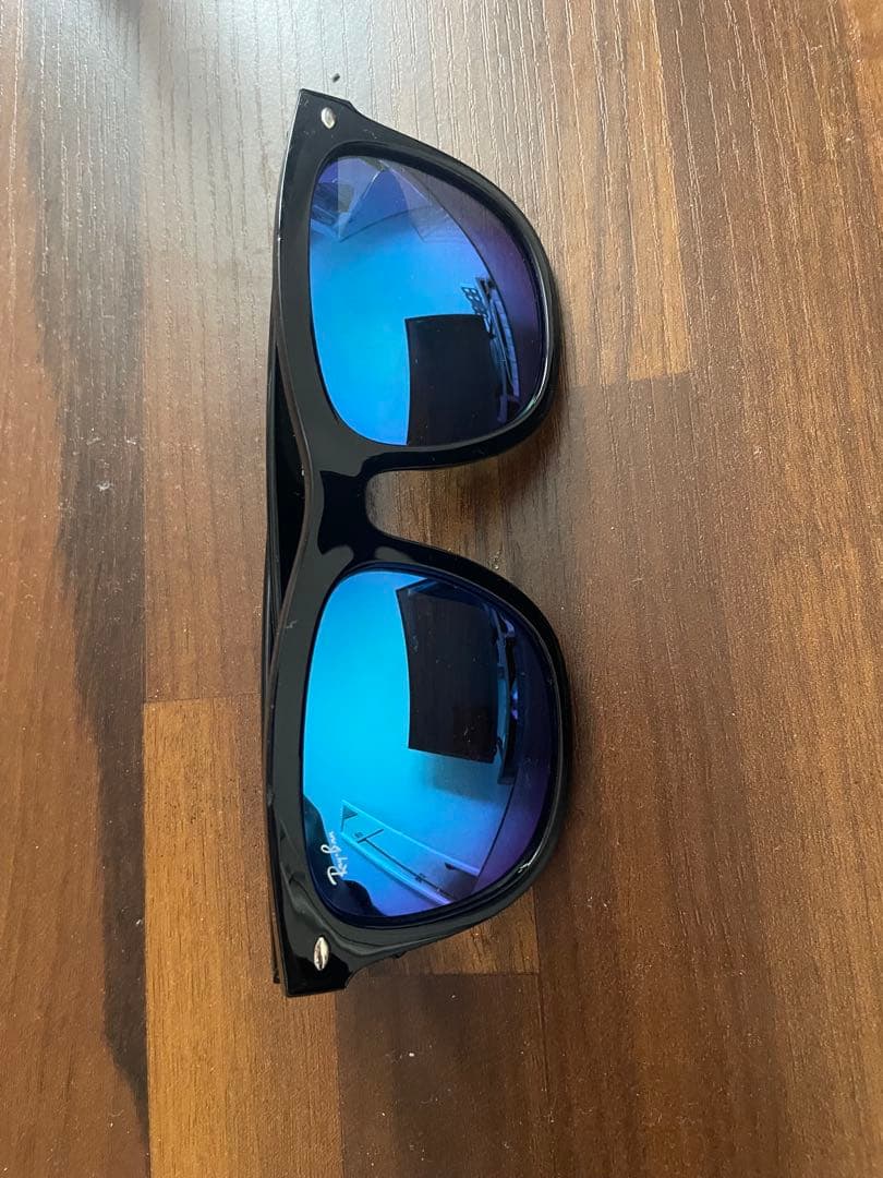 Ray-Ban サングラス 黒/青 美品