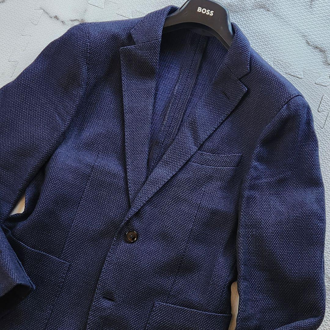 美品✨HUGO BOSS テーラードジャケット Ferla生地 ツイード