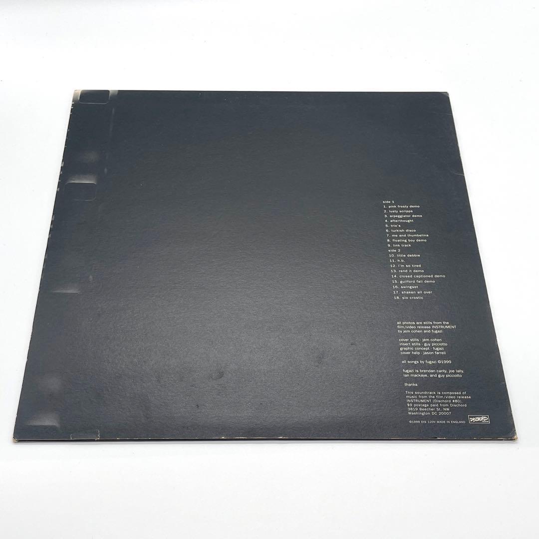 【UKオリジナル盤】Fugazi Instrument レコード　LP