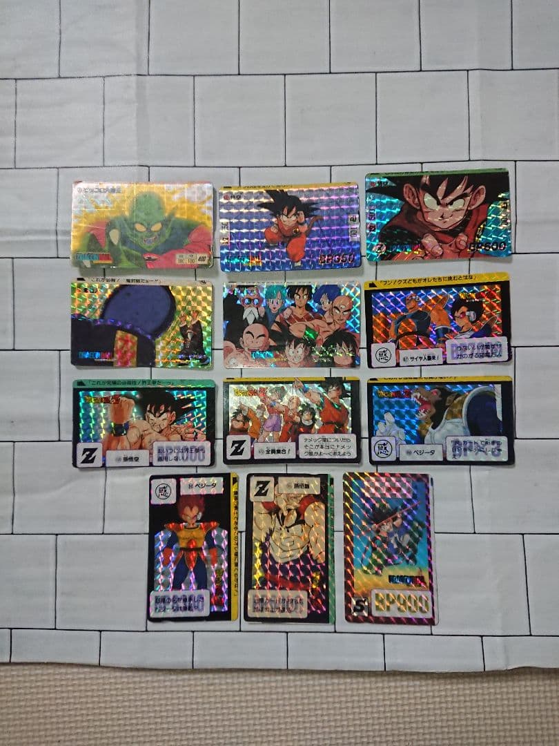 【使用済テレカ貼り】ドラゴンボール カードダス他６０枚セット