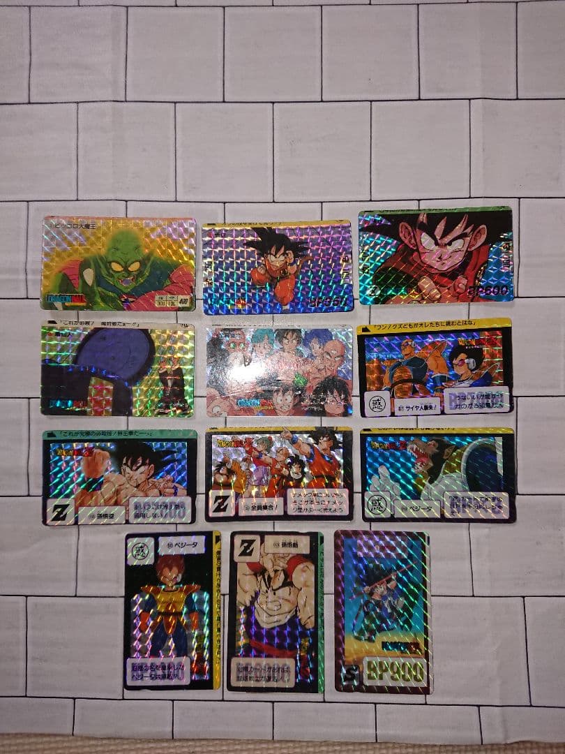 【使用済テレカ貼り】ドラゴンボール カードダス他６０枚セット
