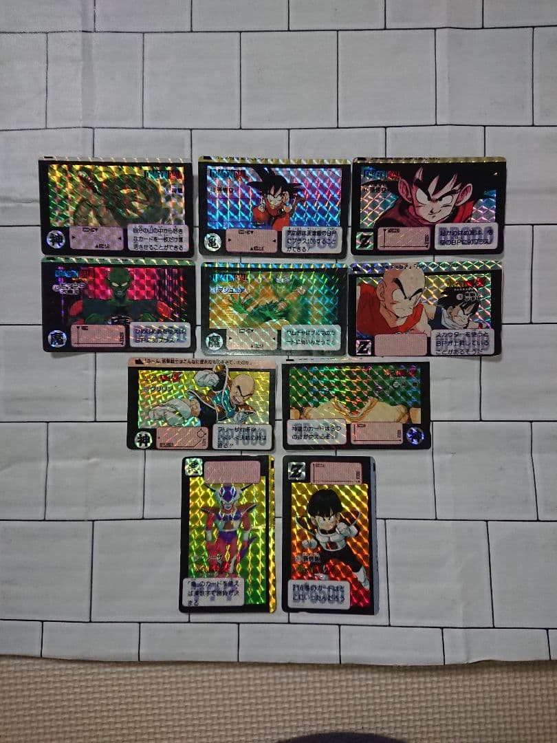 【使用済テレカ貼り】ドラゴンボール カードダス他６０枚セット