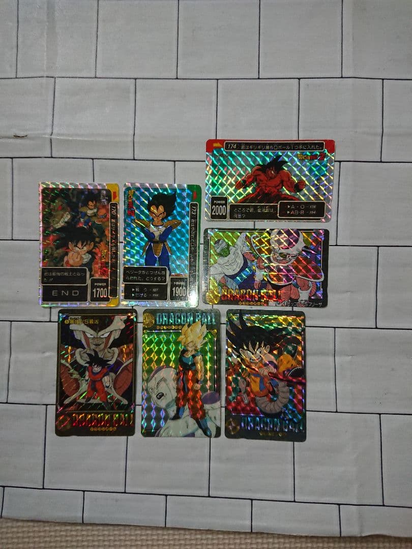 【使用済テレカ貼り】ドラゴンボール カードダス他６０枚セット