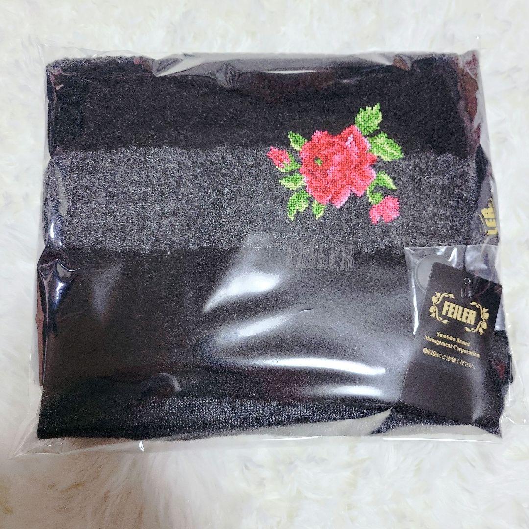 新品タグ付✨FEILER/フェイラー 花柄 刺繍　ストール マフラー ショール