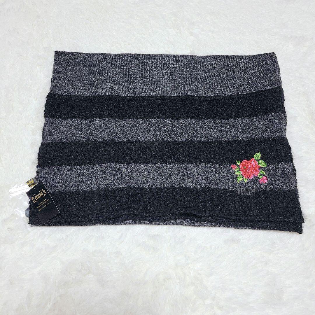 新品タグ付✨FEILER/フェイラー 花柄 刺繍　ストール マフラー ショール