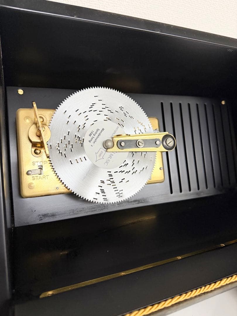 REUGE リュージュ ディスク式オルゴール ディスク6枚付き 動作確認済み