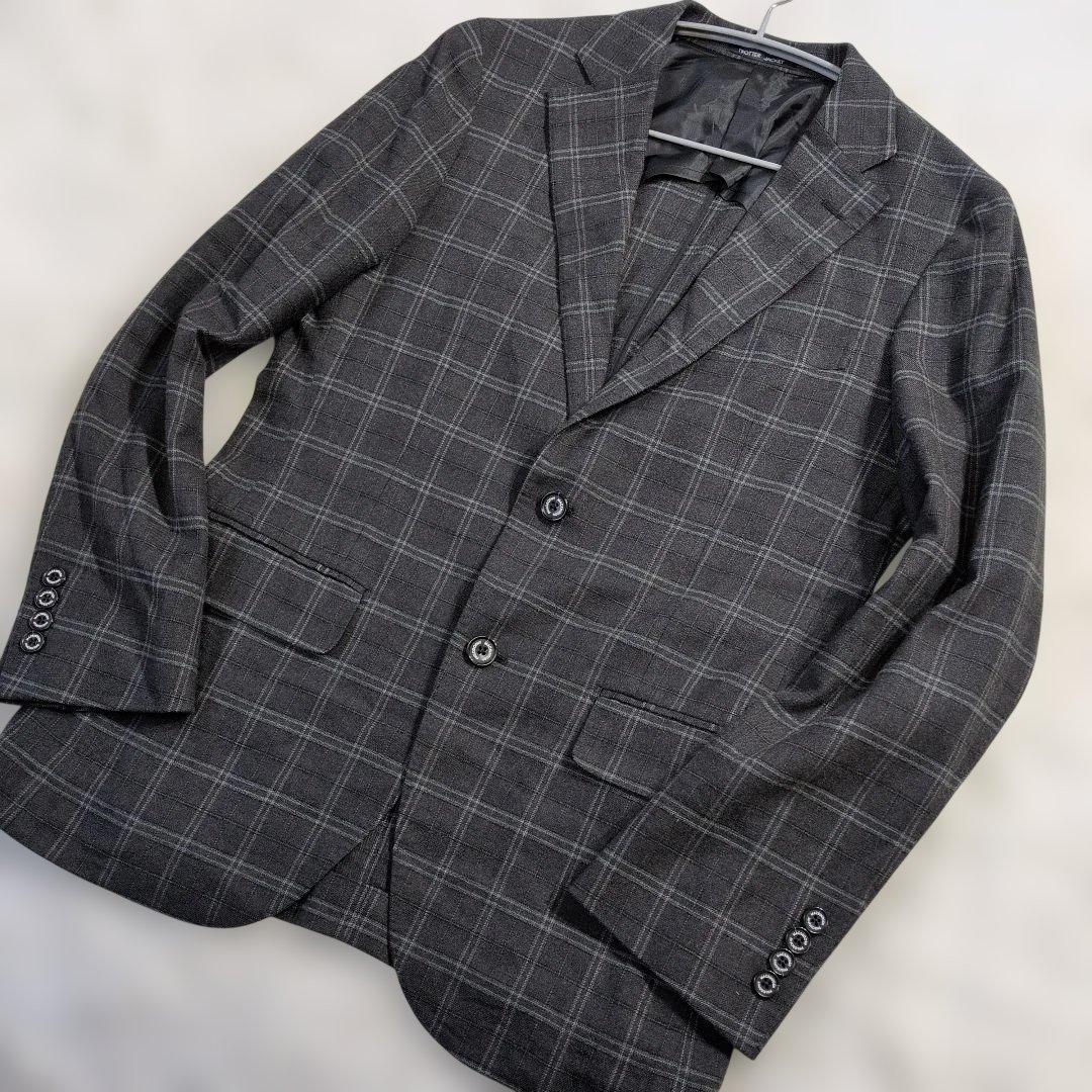 マッキントッシュフィロソフィー トロッター グレー チェック 38R 美品