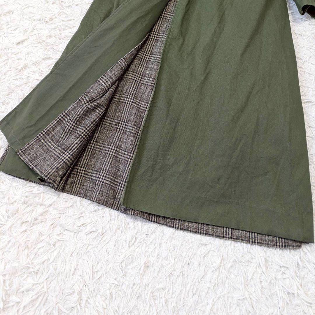 STUDIOUS別注 Ameri リバーシブル マキシ丈 トレンチコート 春秋冬