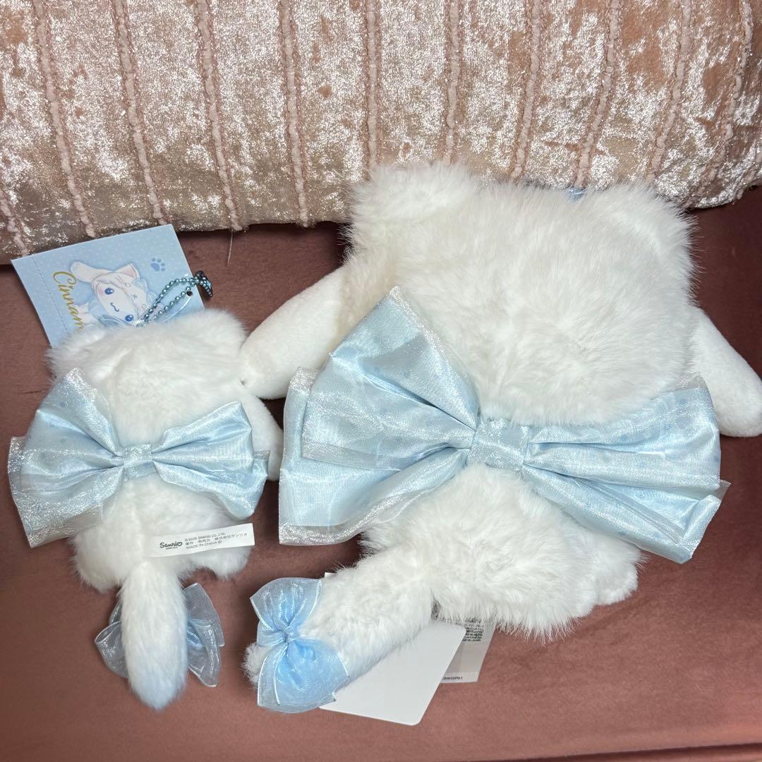 m*o様 シナモロール　シナモン　マスコットホルダー　ミルキーこねこ　ぬいぐるみ