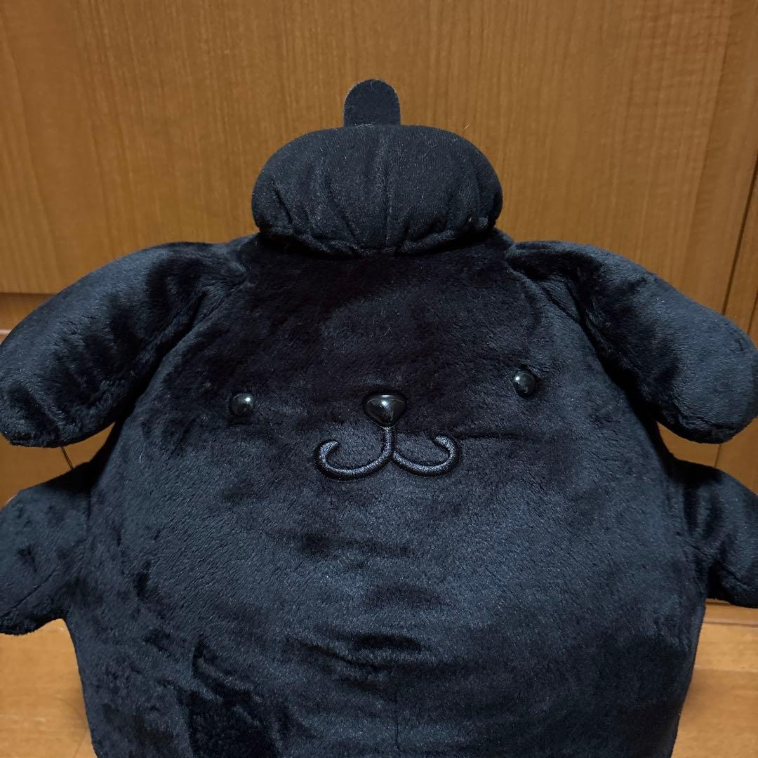 サンリオ　ポムポムプリン ぬいぐるみ　ブラック