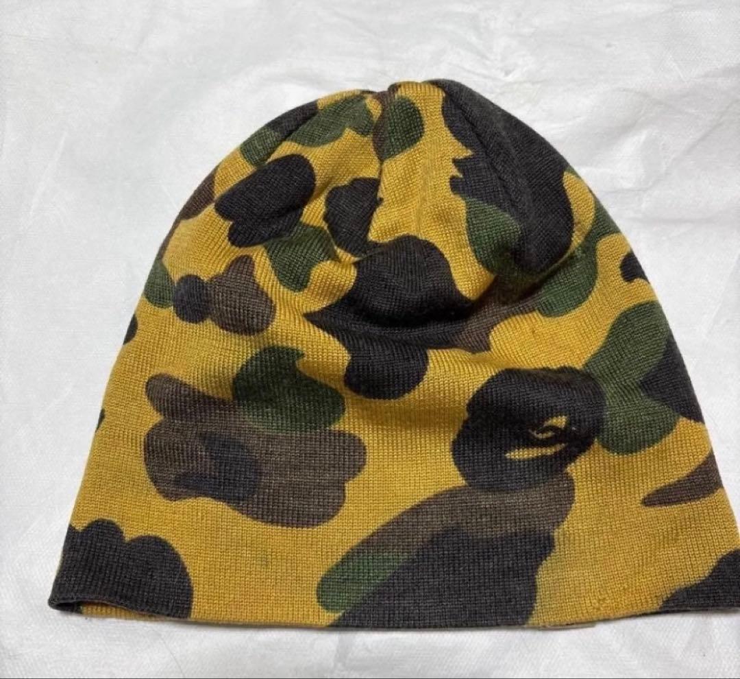 Bape Abc Camo Knit Cap ビーニー