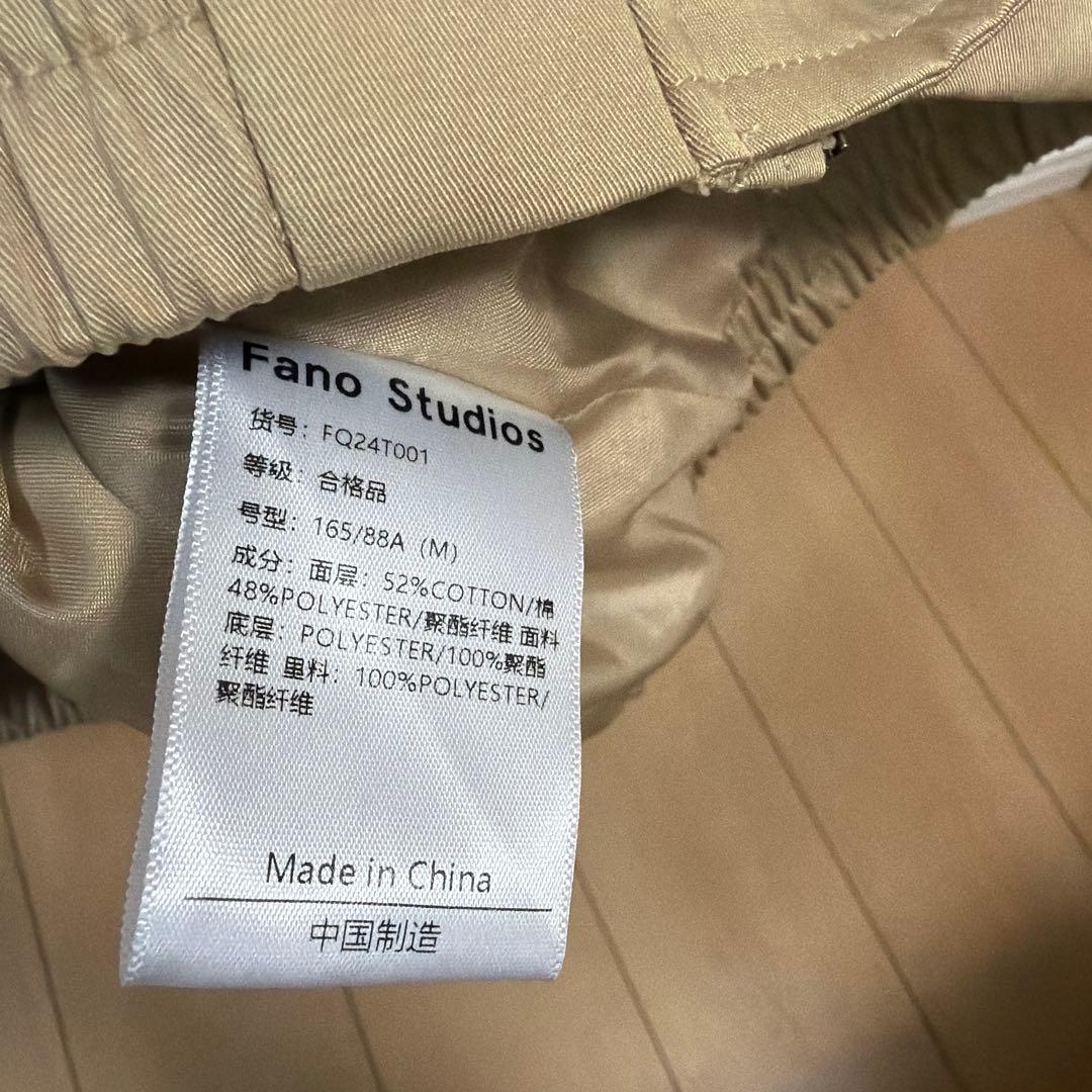Fano Studios M リボンカラー サイドライン ブルゾン