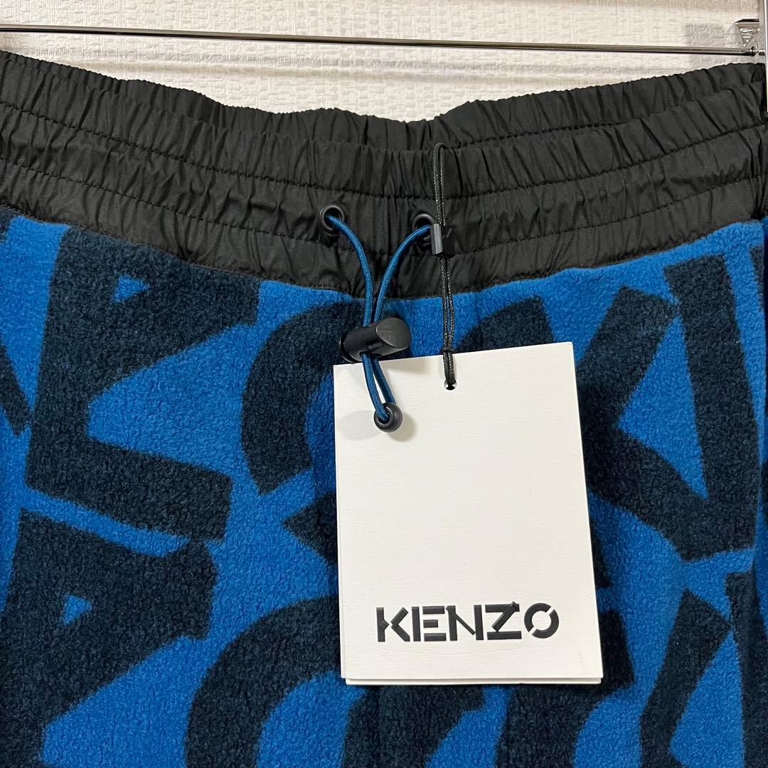 ケンゾー　KENZO　モノグラムプリントフリーストラックパンツ　Lサイズ　新品