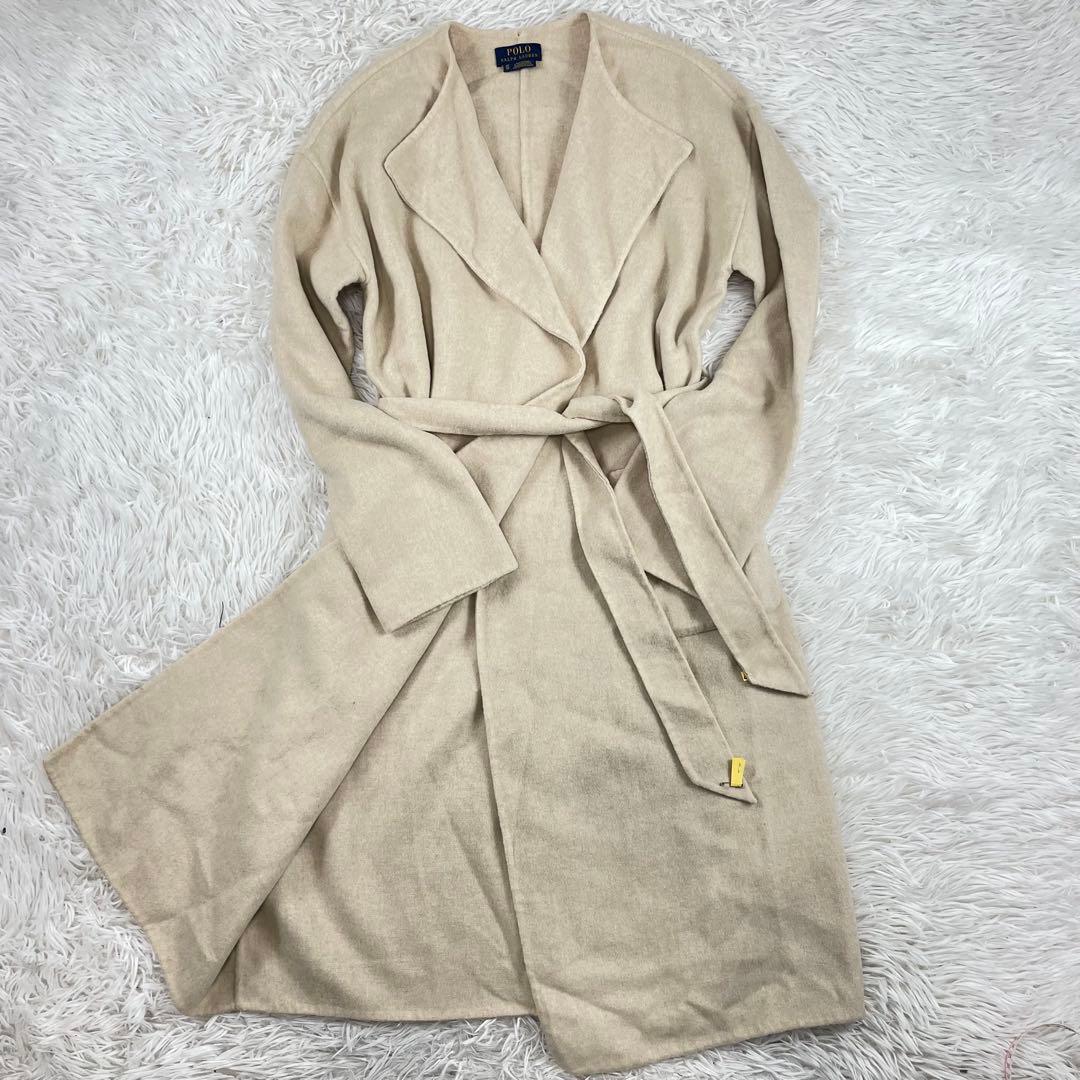 POLO RALPH LAUREN ウールロングラップコート　XSサイズ