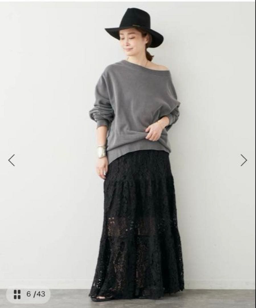 Deuxieme Classe★Lace Tiered スカート