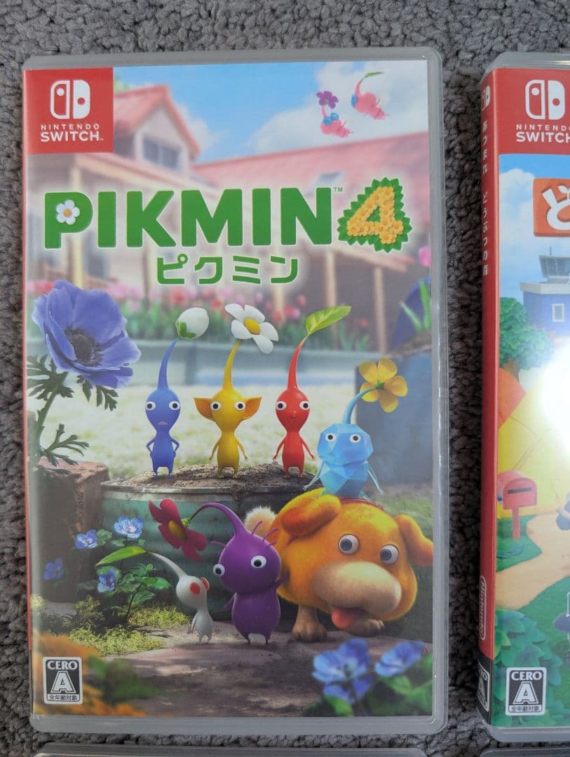6本まとめ売りswitch あつ森 マリオ ポケモンバイオレット ピクミン4