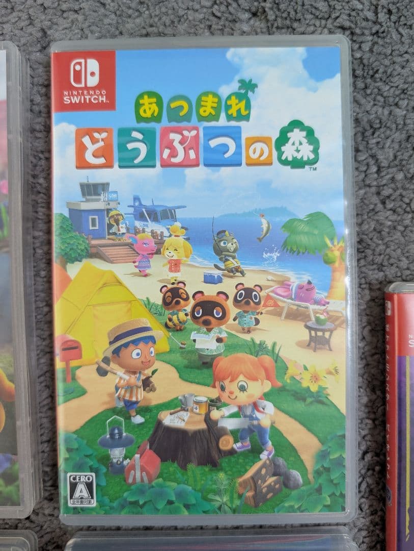 6本まとめ売りswitch あつ森 マリオ ポケモンバイオレット ピクミン4