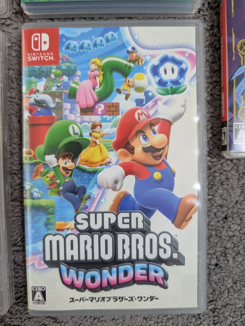 6本まとめ売りswitch あつ森 マリオ ポケモンバイオレット ピクミン4