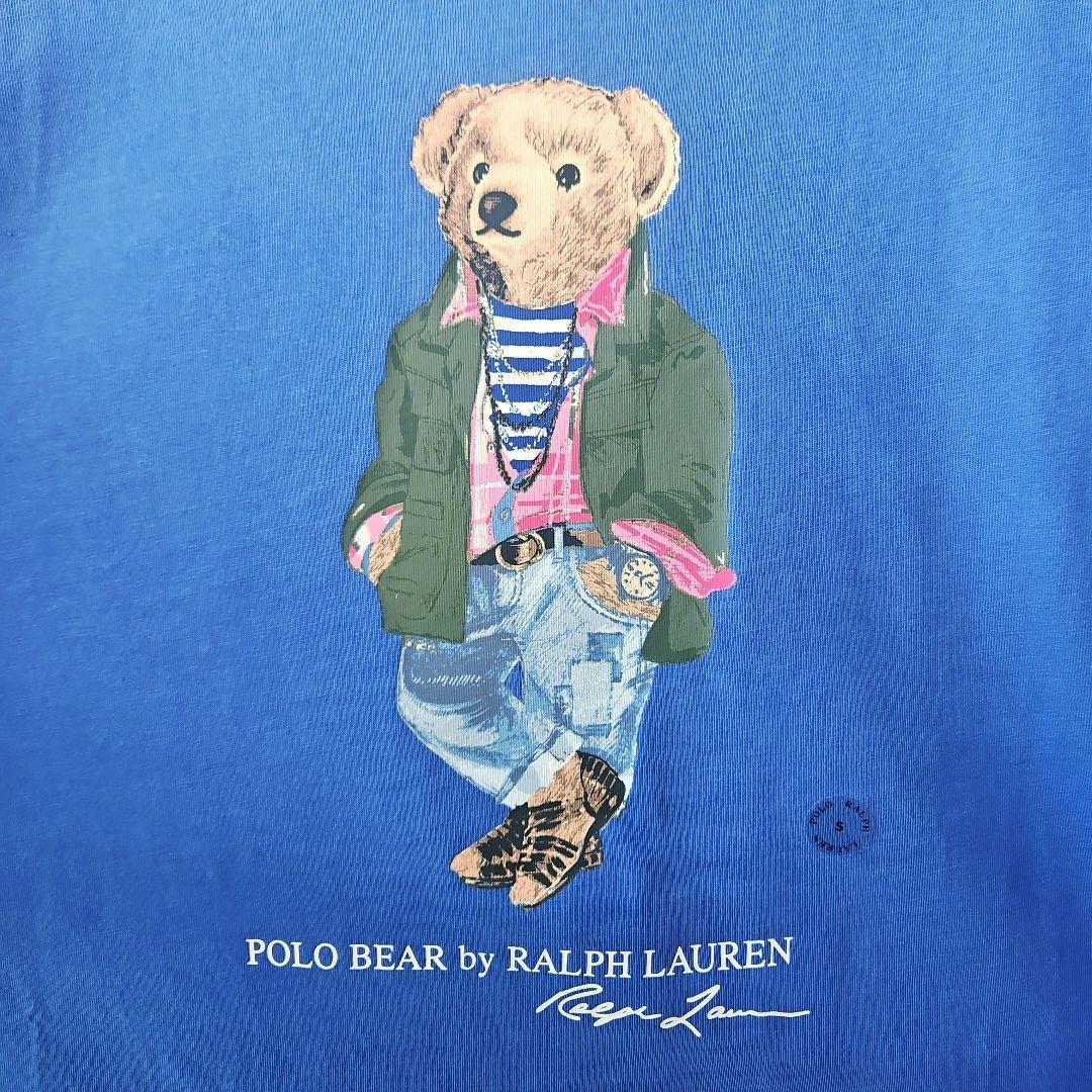 新品タグ付⭐ポロラルフローレン ポロベア ジャージーTシャツ ブルーユニセックス