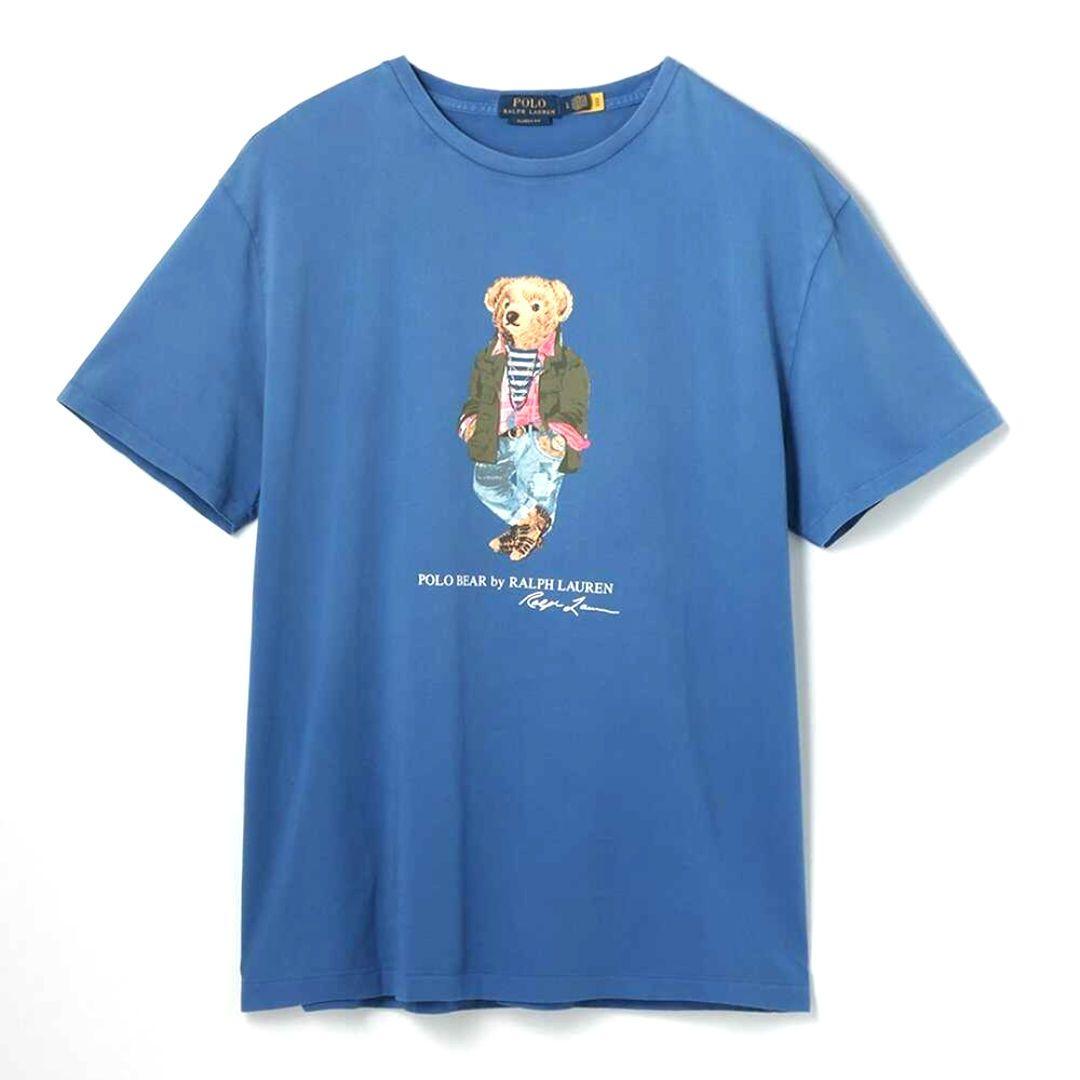 新品タグ付⭐ポロラルフローレン ポロベア ジャージーTシャツ ブルーユニセックス
