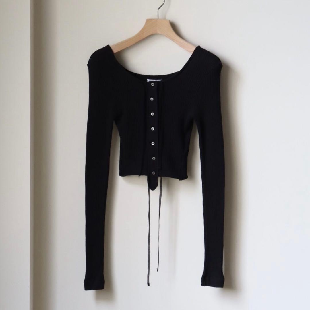 【美品】フミカウチダ　fumika uchida rib corset tops