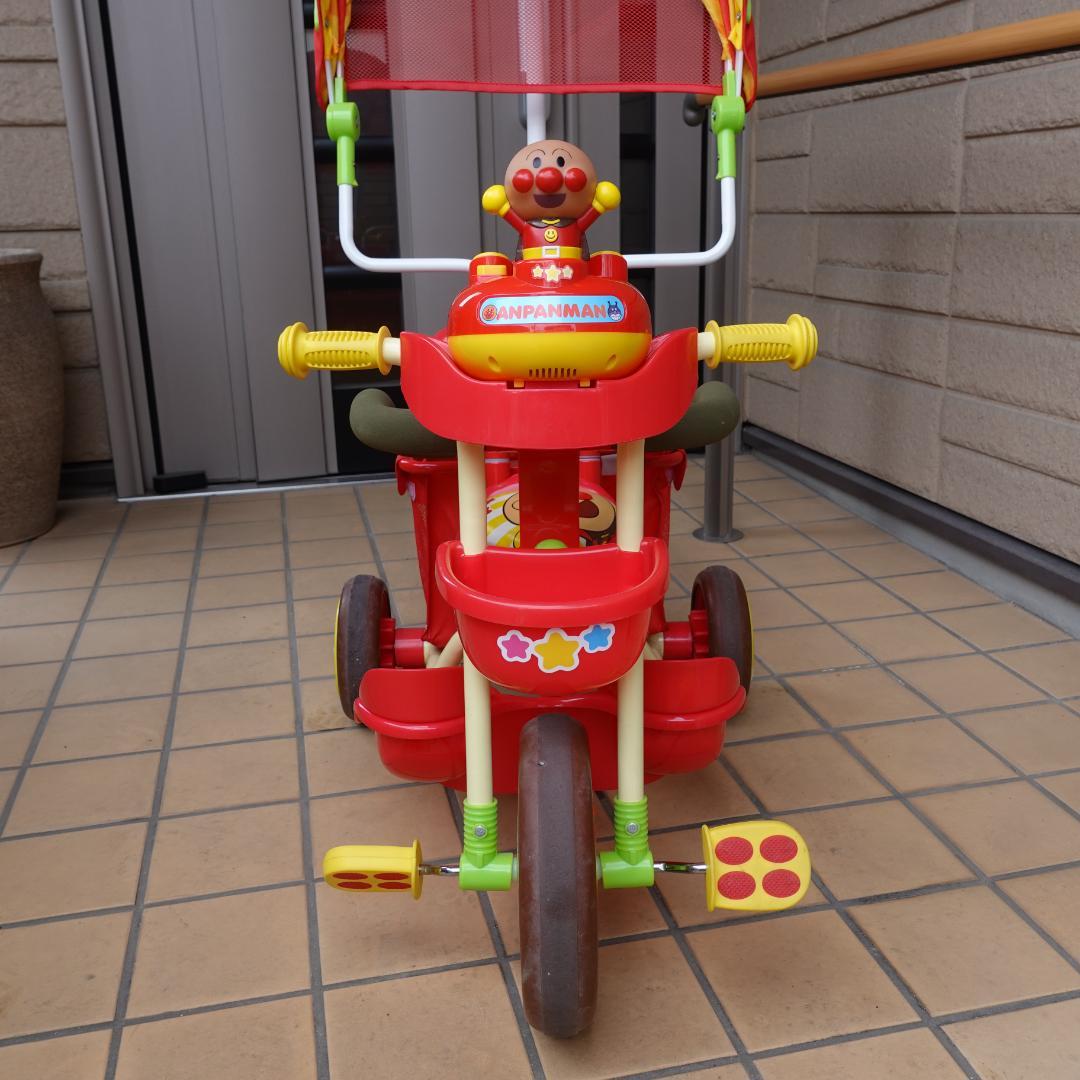 アンパンマン　ブザー付きおでかけ三輪車　デラックス２