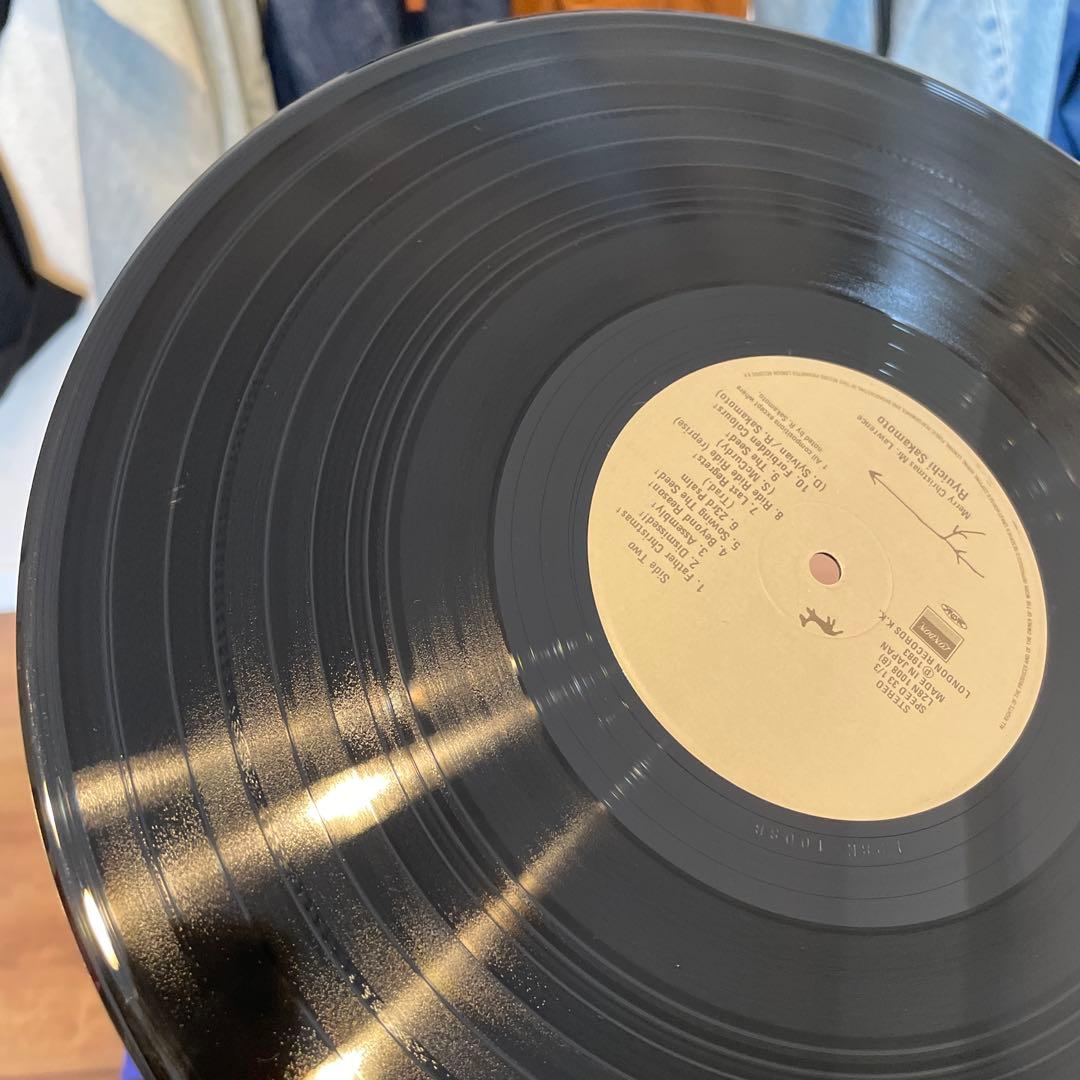 国内初版！帯付き！坂本龍一 戦場のメリー・クリスマス LP レコード