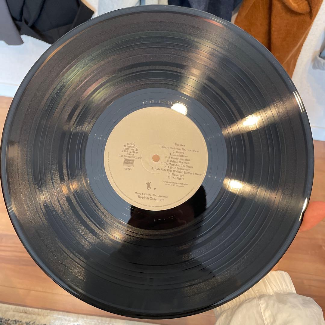 国内初版！帯付き！坂本龍一 戦場のメリー・クリスマス LP レコード