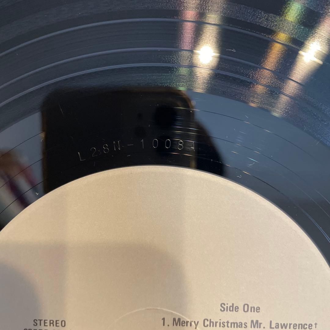 国内初版！帯付き！坂本龍一 戦場のメリー・クリスマス LP レコード