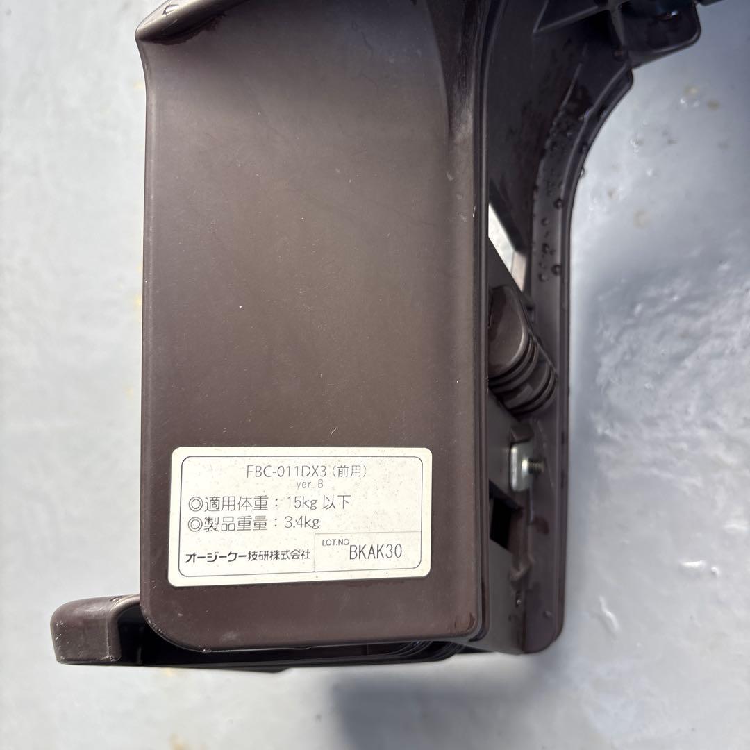 自転車フロントチャイルドシートパナソニック　OGK FBC-011DX3(前用)