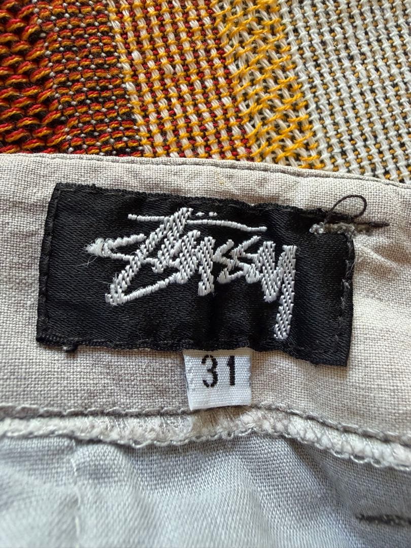 Stussy ストライプ パンツ 80s